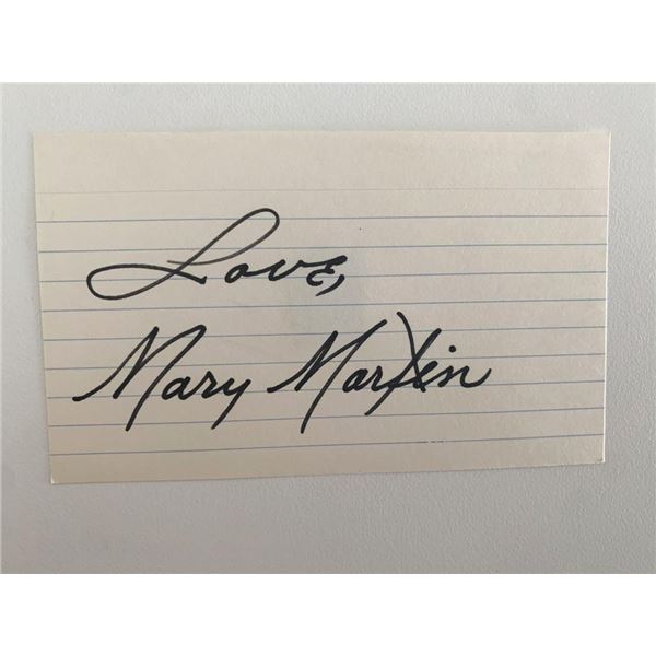 The Sound of Music Mary Martin original signature
