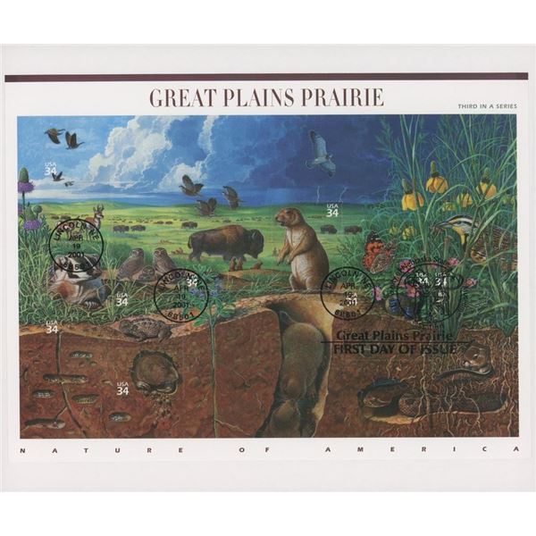 Great Plains Prairie First Day Cover