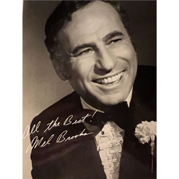 Mel Brooks facsimile signed photo. 8x10 inches