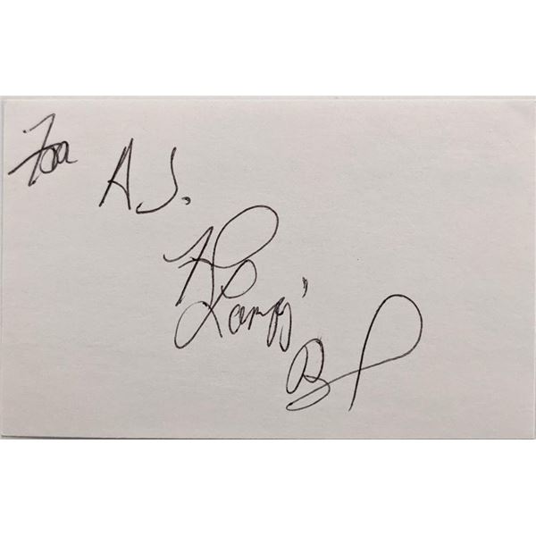 Frank Bank original signature