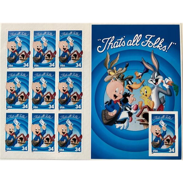 Looney Tunes Porky Pig stamps