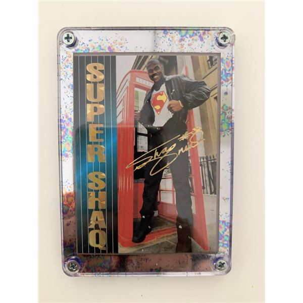 Shaquille O'Neal Super Shaq Facsimile Signed Framed Basketball Card