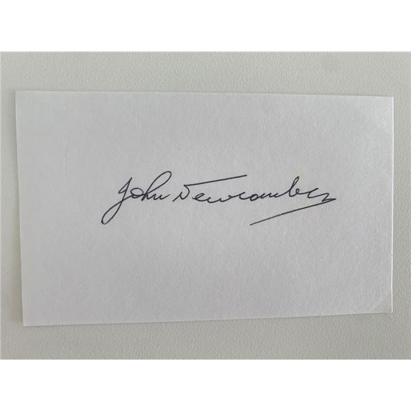 Australian Tennis Star John Newcombe original signature
