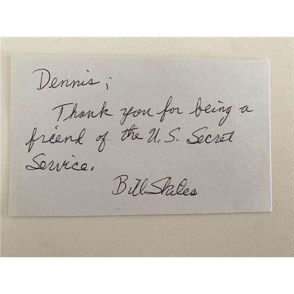 Author Bill Skiles original signature