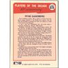 Image 2 : 1990 FLEER RYNE SANDBERG (HOF)