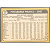Image 2 : 1968 TOPPS PITTSBURGH PIRATES