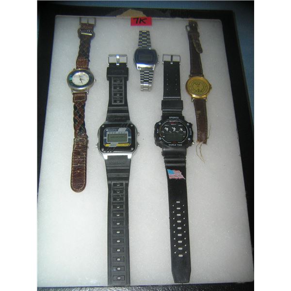 Collection of costume jewelry watches