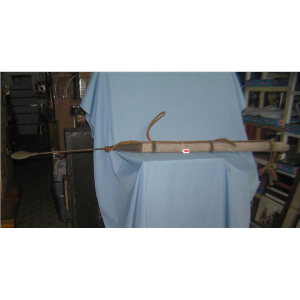 Whale spear movie prop