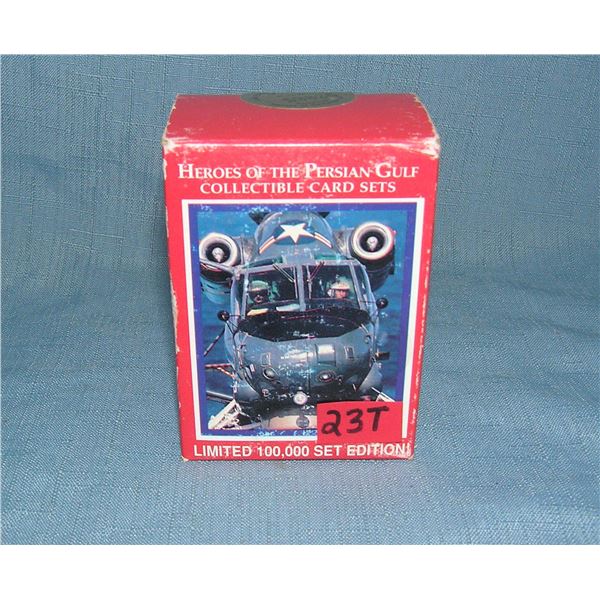 Heroes of the Persian Gulf collectors card set