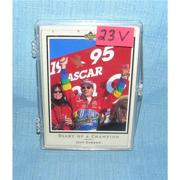 Jeff Gordon diary of a champion collectors card set