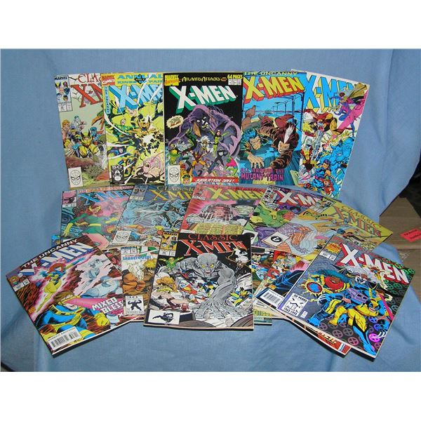 Collection of Xmen comic books