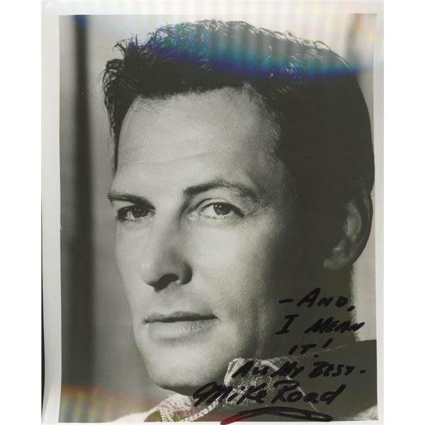 Voice Actor Mike Road signed photo