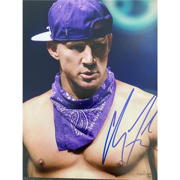 Magic Mike Channing Tatum signed photo