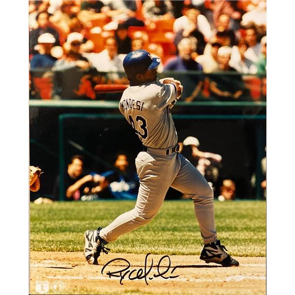 Raul Mondesi signed "LA Dodger" photo