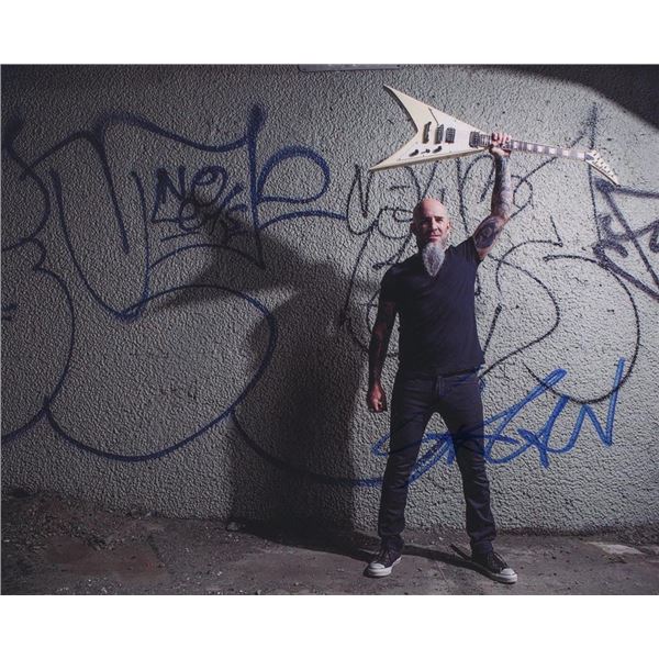 Scott Ian signed "Anthrax"  photo