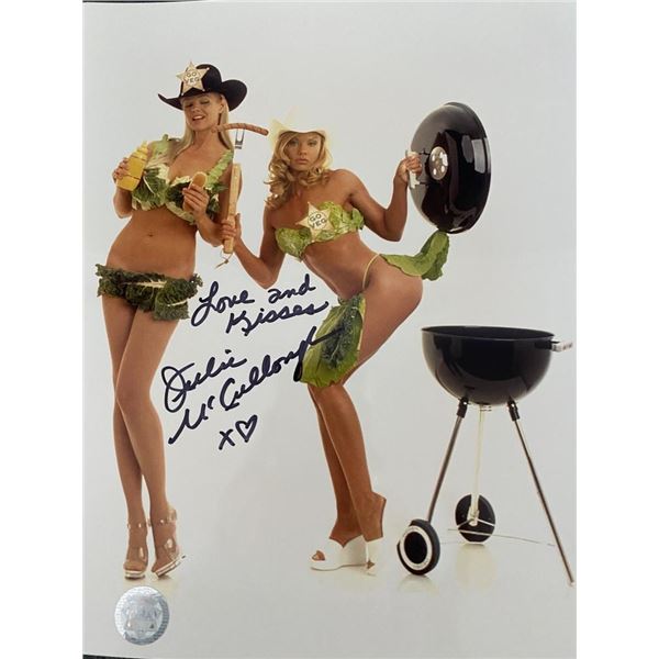 Playboy model Julie McCullough signed photo