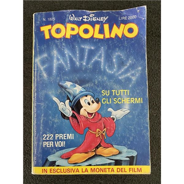 Walt Disney 1990 Topolino Italian Language Comic Magazine