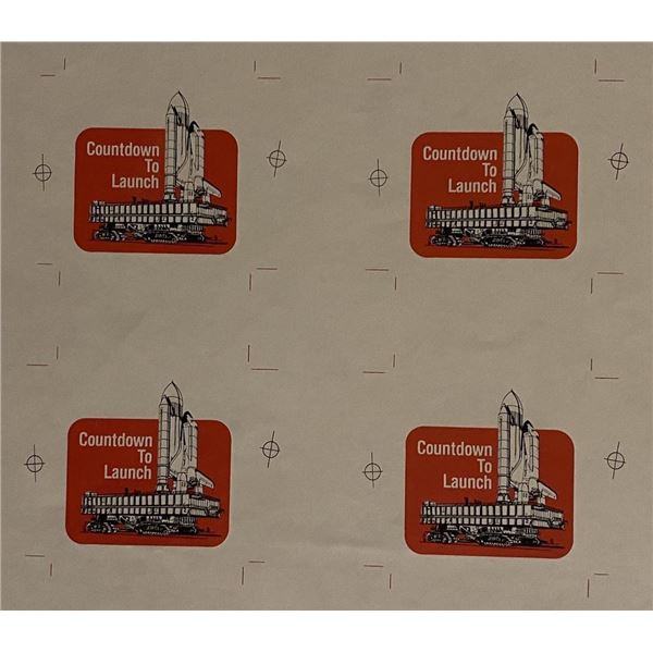 1980 NASA Kennedy Space Center Rockwell Shuttle Orbiter vintage decal