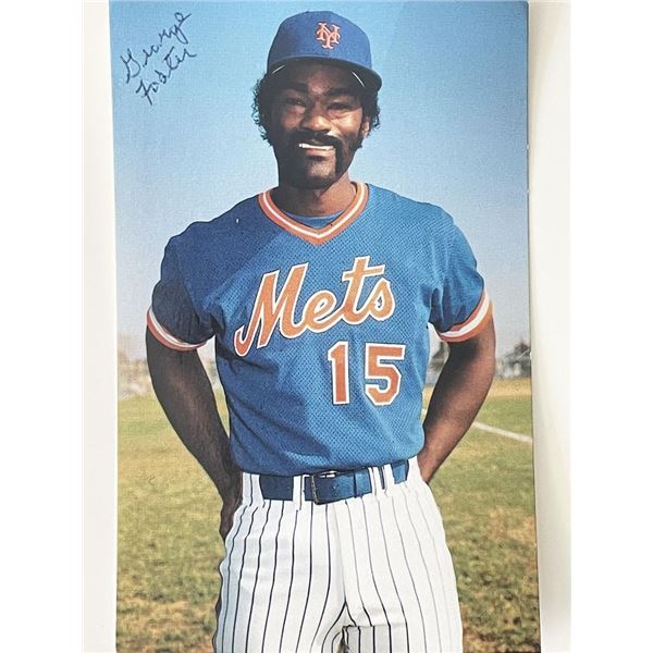 New York Mets George Foster signed photo