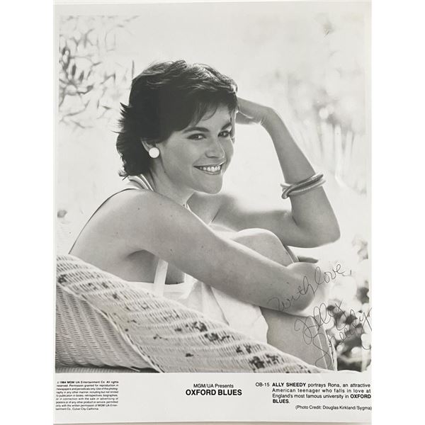 Oxford Blues Ally Sheedy signed movie photo