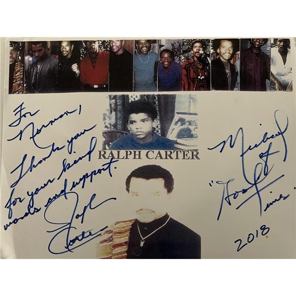 Good Times Ralph Carter signed photo collage