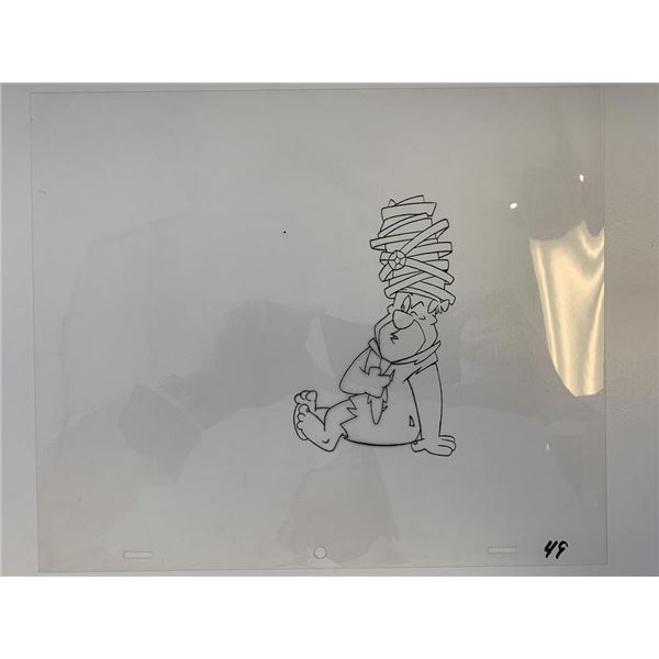 The Flintstones original hand drawn artwork for cartoon