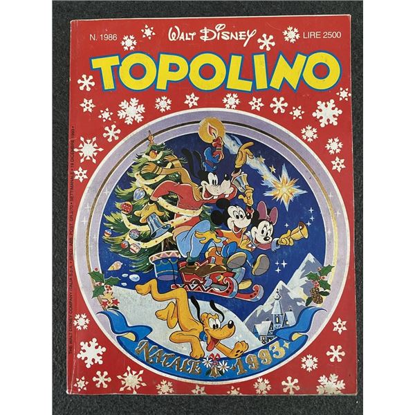 Walt Disney 1993 Topolino Italian Language Comic Magazine