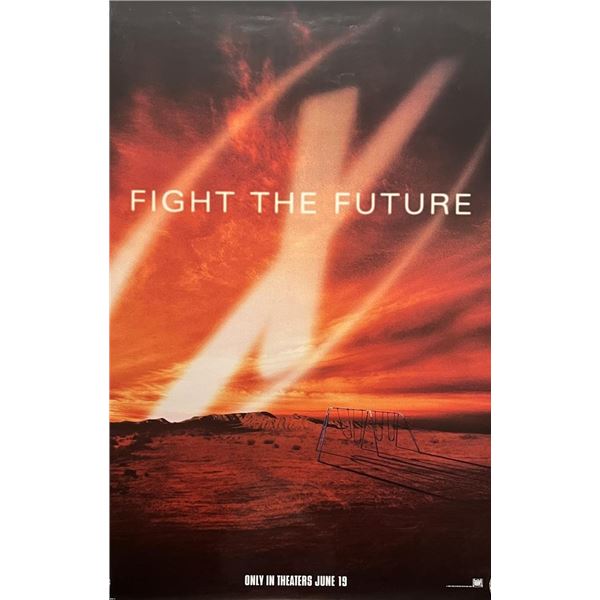 X-Files: Fight the Future 1998 original teaser movie poster