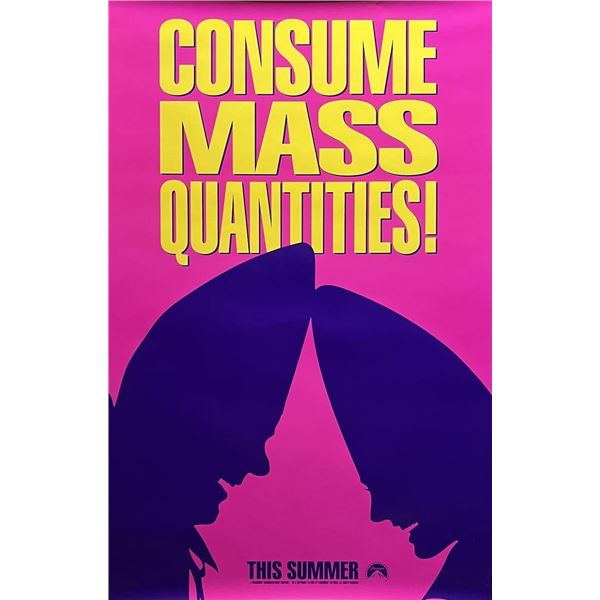 Coneheads original pink movie poster