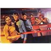 Image 1 : Rare Star Trek 1991 illustration of Crew by Drew Struzan original movie poster