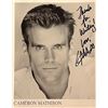 Image 1 : Soap Opera actor star Cameron Mathison Signed Photo