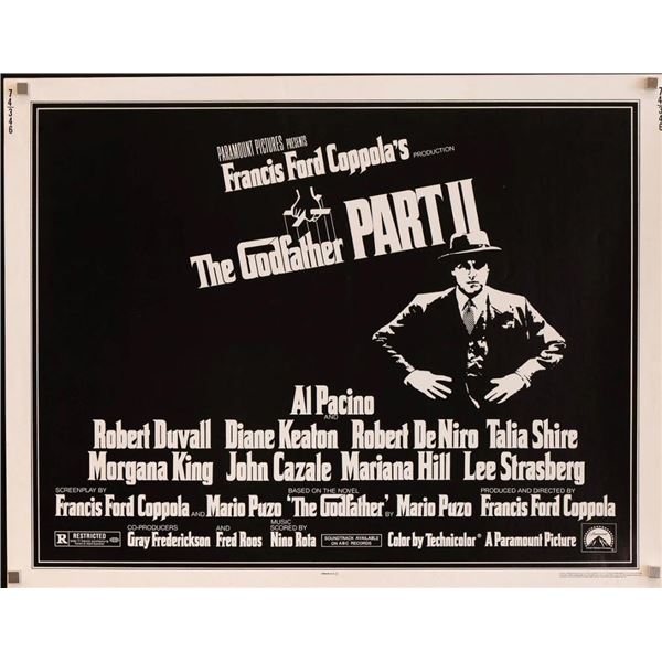 The Godfather Part II Original 1974 Vintage One Sheet Poster