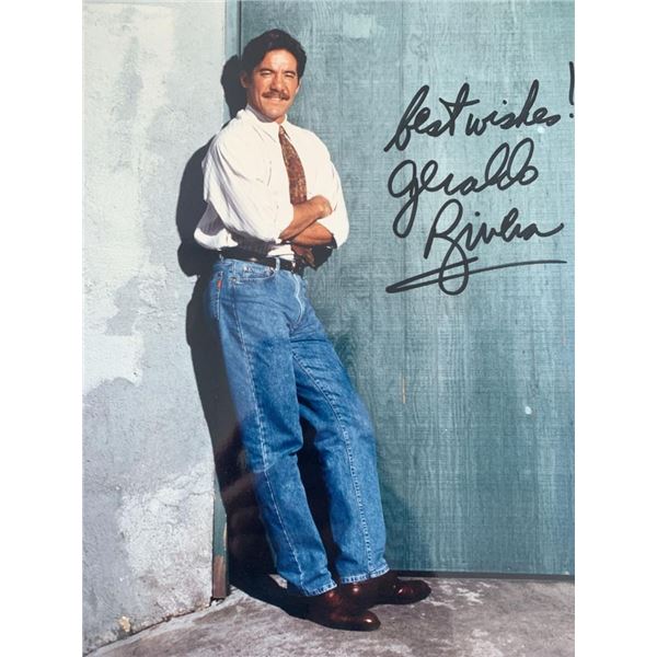 Talk Show Host Geraldo Rivera signed photo