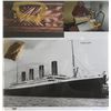 Image 1 : Titanic staircase fragment and signed photo from survivor Millvina Dean. PSA/DNA and  GFA authentica