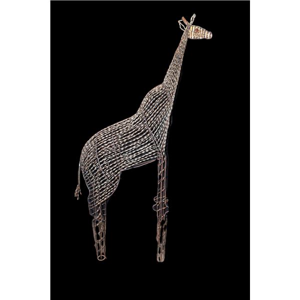 Metal Giraffe- 92" X 50"