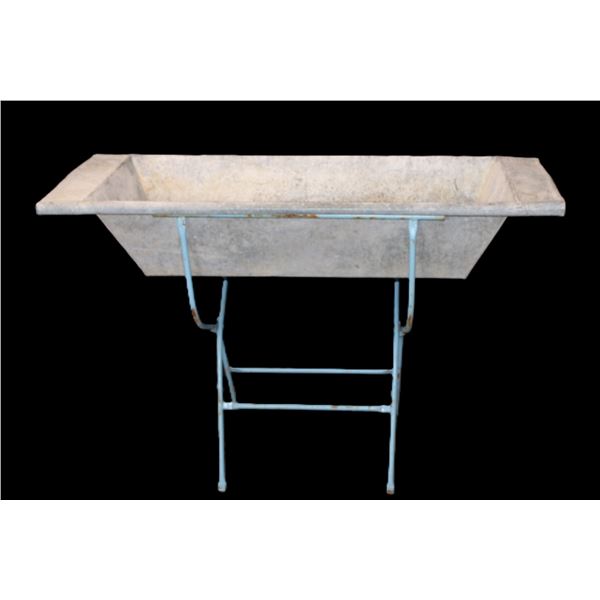 Aluminum Tub On Stand- 29" X 45" X 19"