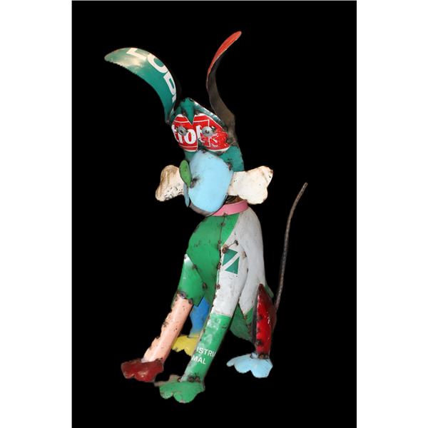 Bobble Head Metal Dog- 43" X 31"