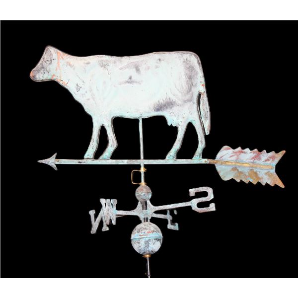 Cow And Arrow Copper Weathervane- 50" X 32"