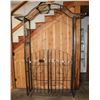 Image 1 : Heavy Duty Metal Archway With Double Gates- Stakes- 96" X 70" X 18"