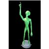 Image 1 : Cast Aluminum Green Alien- Can Be Bolted Down- 75"