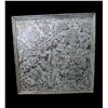 Image 1 : Framed Vintage Ceiling Tin- Hangs- 52" X 52"