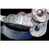 Image 4 : Unmarked Overlaid Spurs- 1" Bands- 2.25" Shanks- 2.1" 20 Point Rowels- Chap Guards- Jingle Bobs- Str