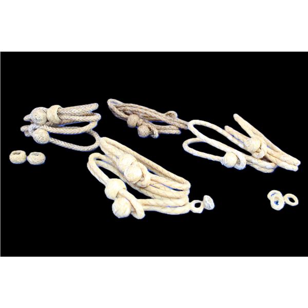 Rawhide Rein Connectors- Ernie Morris Collection