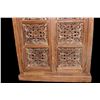 Image 3 : Pierced Carved Cabinet With Shelves- 64" X 32" X 14"- Good Condition