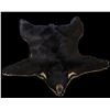 Image 1 : Double Matted Black Bear Rug- 59" Nose To Tail- 67" Across Front Legs- 51" Across Hind Legs- Hangs- 