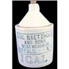Image 1 : 1 Gallon Crock Whiskey Jug Marked Aug Baetzhold And Sons- Buffalo NY