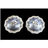 Image 1 : Marked Sterling Domed, Engraved, Scalloped 1.25" Loopback Conchos- Ernie Morris Collection