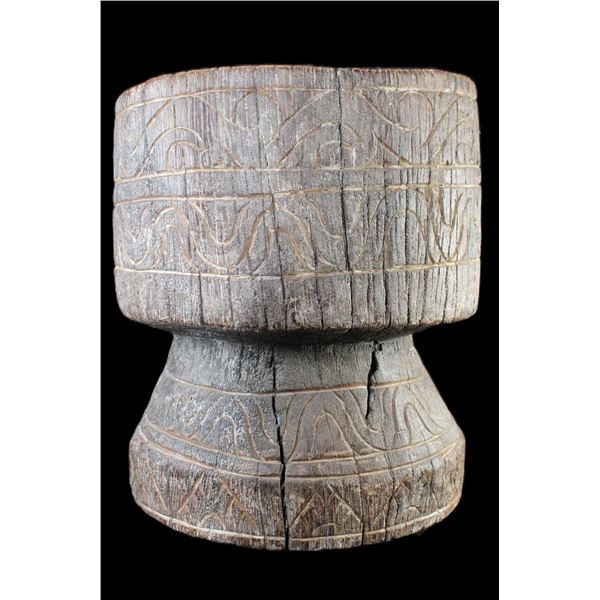 Antique  Grinding Pestle- 19.5" X 16.5"- Primitive