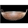 Image 1 : Large Metal  Cauldron With Handles- 9" X 32"