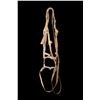 Image 1 : Vintage Handmade 1 Ear Headstall With Reins- Heavy Duty Cowboy Made Halfbreed Bit- Mouthpiece Made F